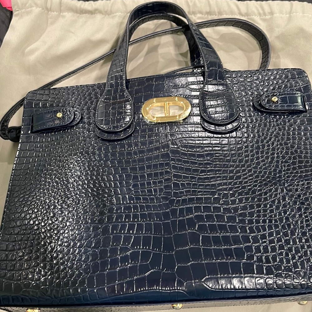 Dee Ocleppo Verona Coco Tote Bag in Navy